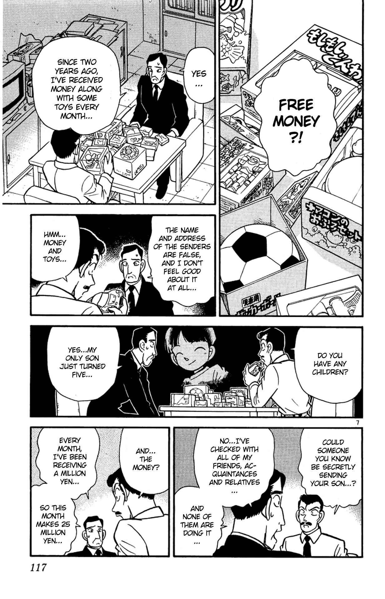Detective Conan Chapter 26 page 8 - Chapter 26: A Strange Gift