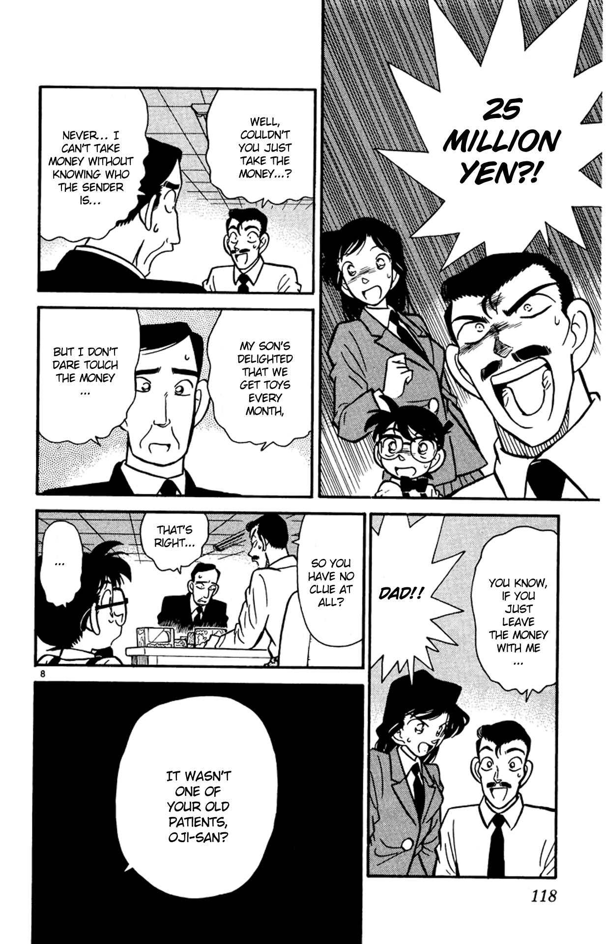 Detective Conan Chapter 26 page 9 - Chapter 26: A Strange Gift