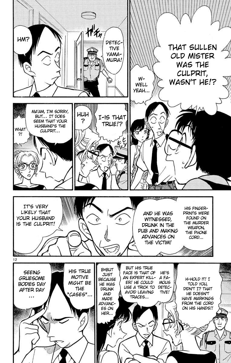 Detective Conan Chapter 265 page 13 - Chapter 265: Material Suspect