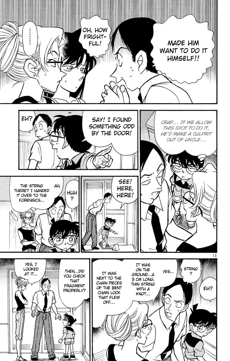 Detective Conan Chapter 265 page 14 - Chapter 265: Material Suspect