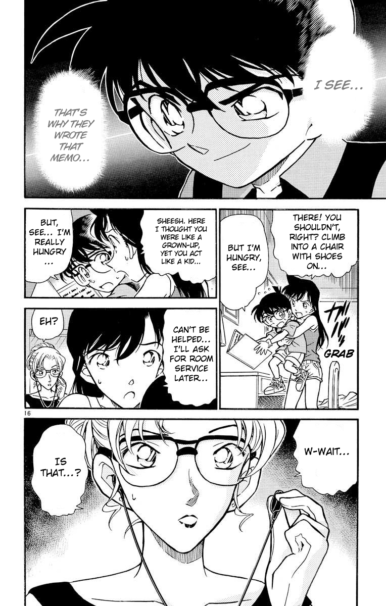 Detective Conan Chapter 265 page 17 - Chapter 265: Material Suspect