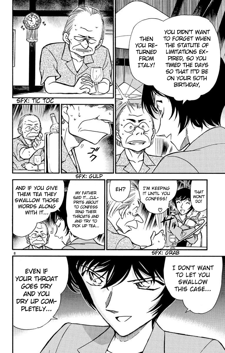 Detective Conan Chapter 269 page 9 - Chapter 269: Time Limit