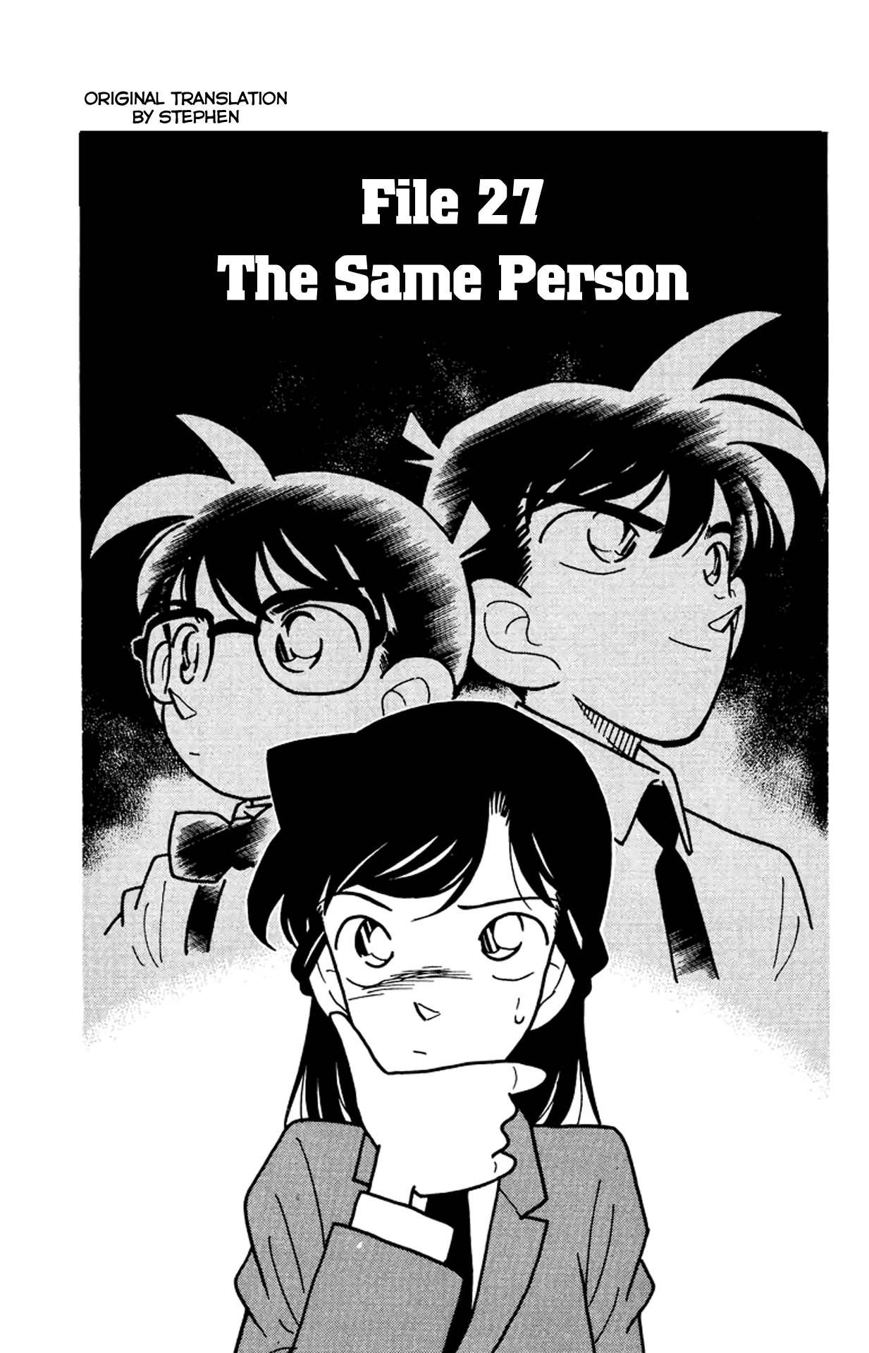 Detective Conan Chapter 27 page 2 - Chapter 27: The Same Person