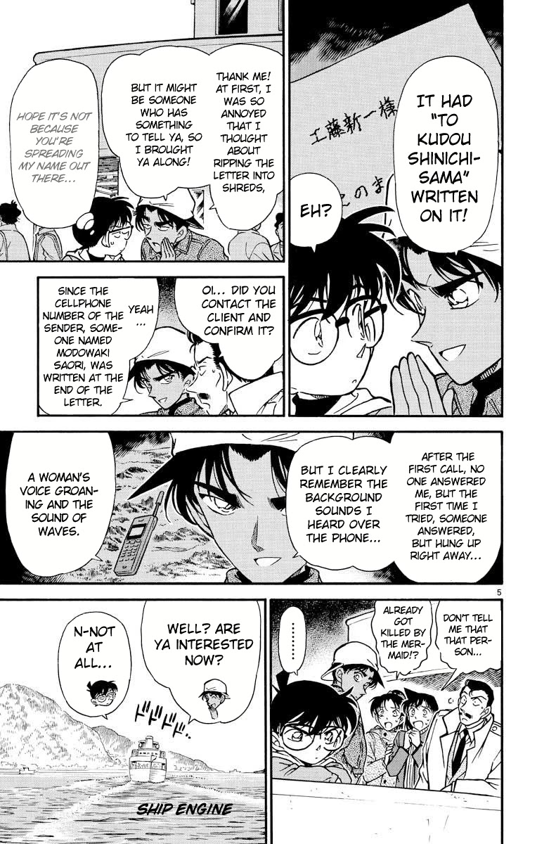 Detective Conan Chapter 279 page 6 - Chapter 279: The Mermaid's Curse