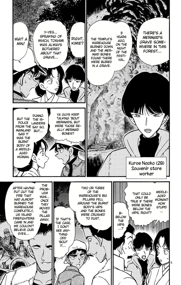 Detective Conan Chapter 280 page 6 - Chapter 280: Mikoto-sama's Prophecy