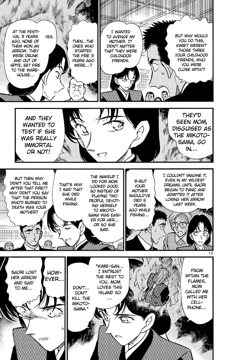 Detective Conan Chapter 283 page 14 - Chapter 283: Unrewarded Heart