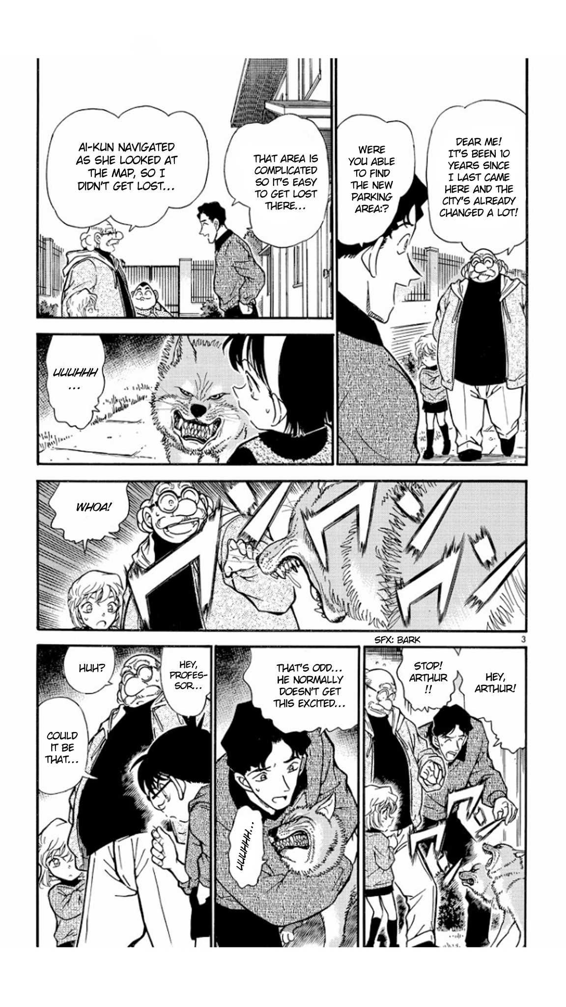 Detective Conan Chapter 290 page 4 - Chapter 290: Dog Lovers
