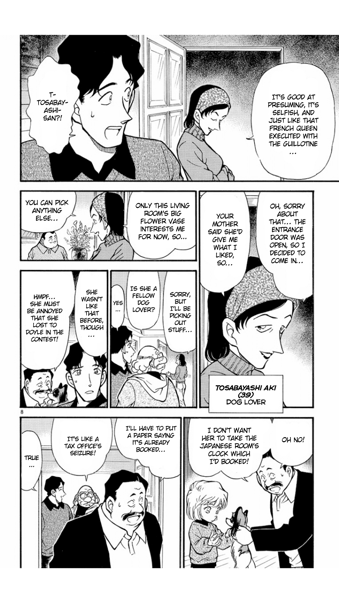 Detective Conan Chapter 290 page 9 - Chapter 290: Dog Lovers