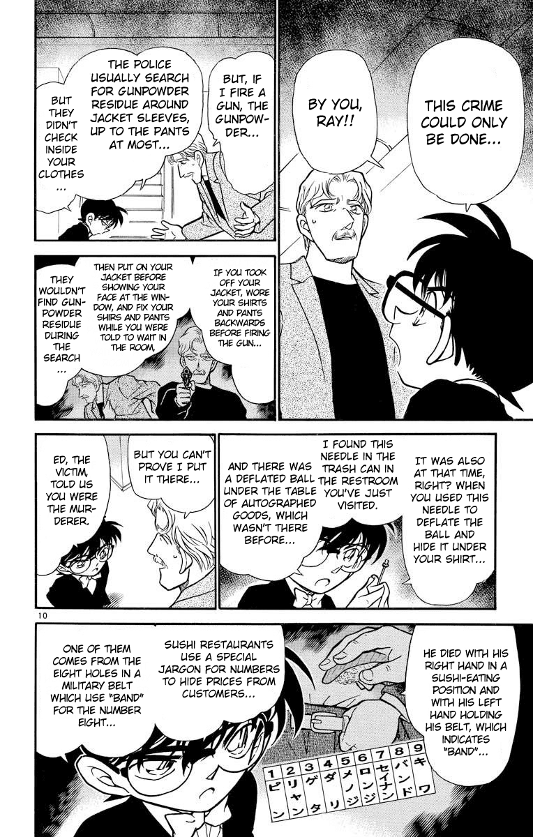 Detective Conan Chapter 295 page 11 - Chapter 295: Red Card