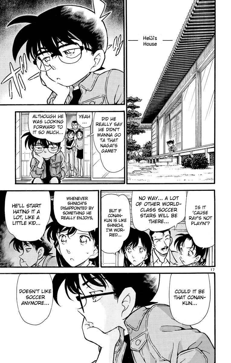 Detective Conan Chapter 295 page 18 - Chapter 295: Red Card