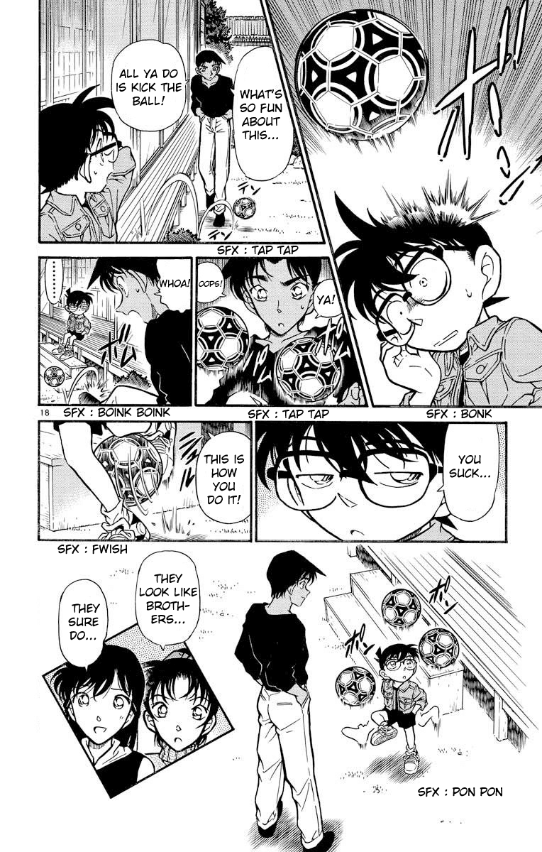 Detective Conan Chapter 295 page 19 - Chapter 295: Red Card