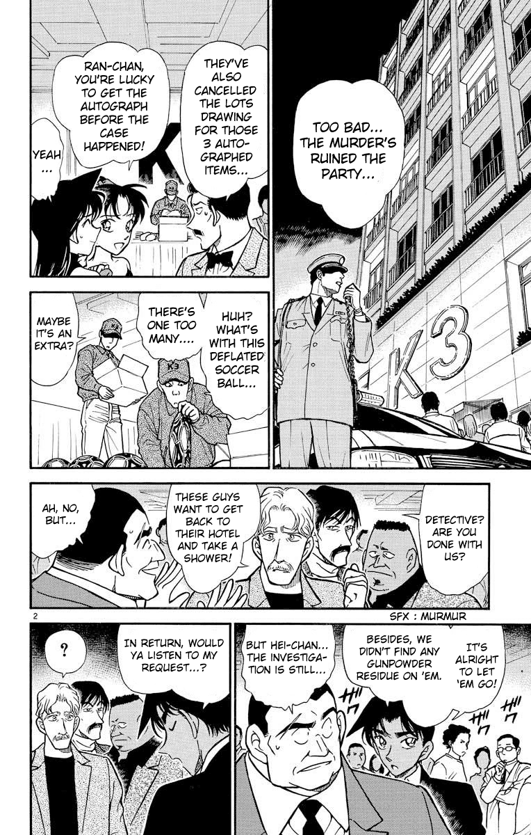 Detective Conan Chapter 295 page 3 - Chapter 295: Red Card