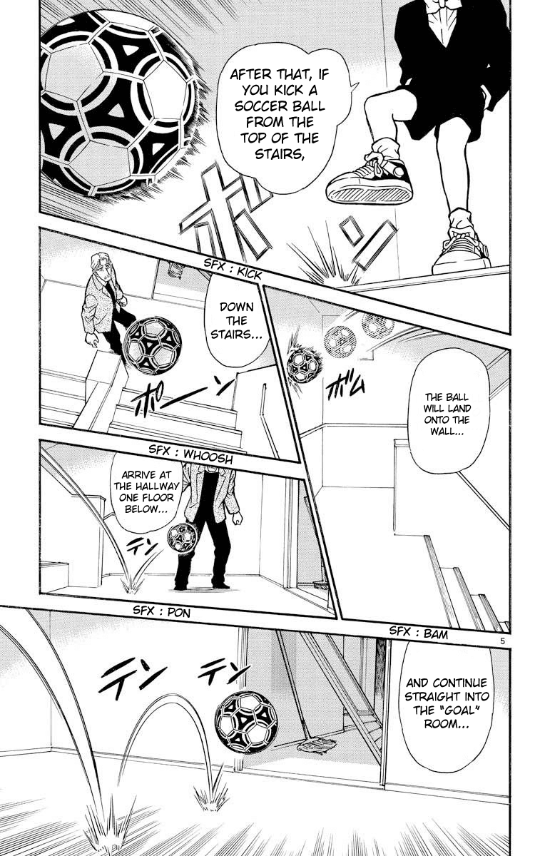 Detective Conan Chapter 295 page 6 - Chapter 295: Red Card