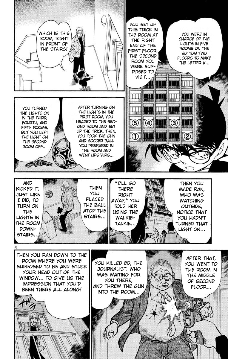 Detective Conan Chapter 295 page 9 - Chapter 295: Red Card