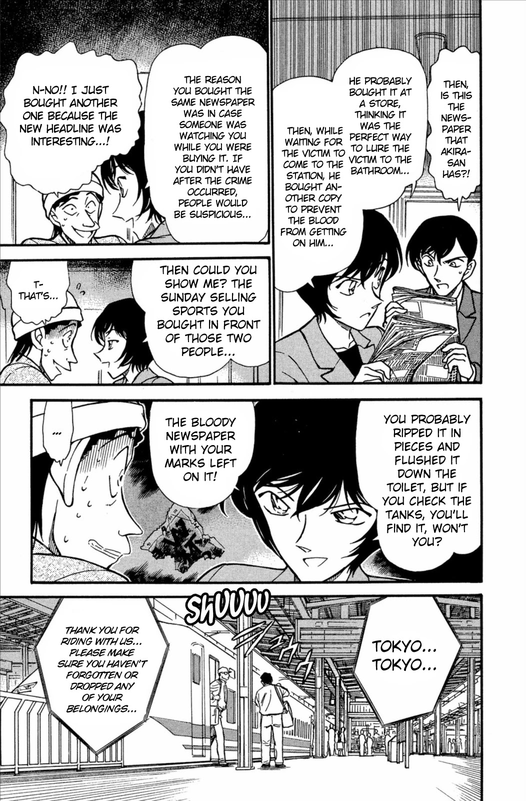 Detective Conan Chapter 298 page 12 - Chapter 298: The Time Trap