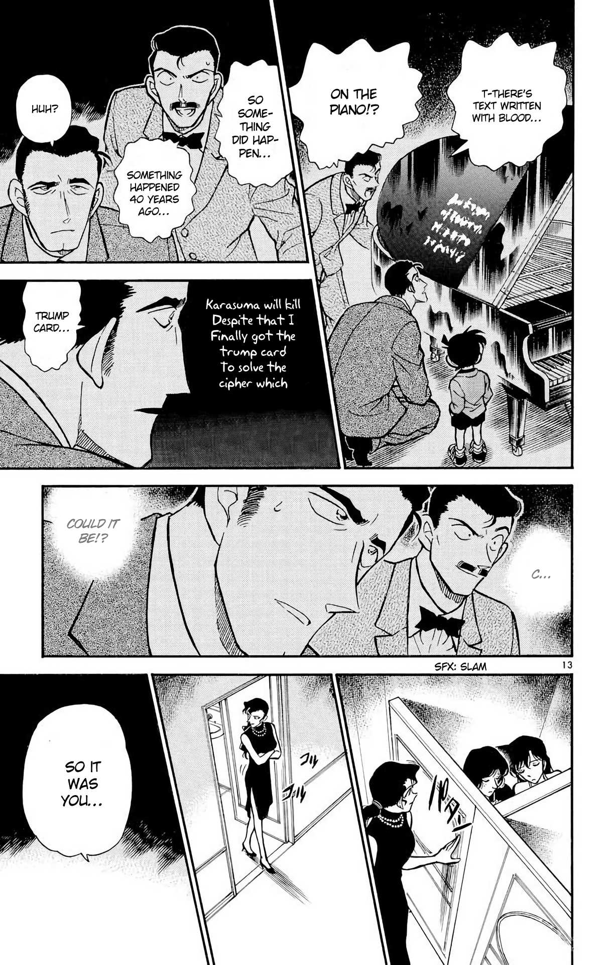 Detective Conan Chapter 301 page 14 - Chapter 301: A Secret Murder