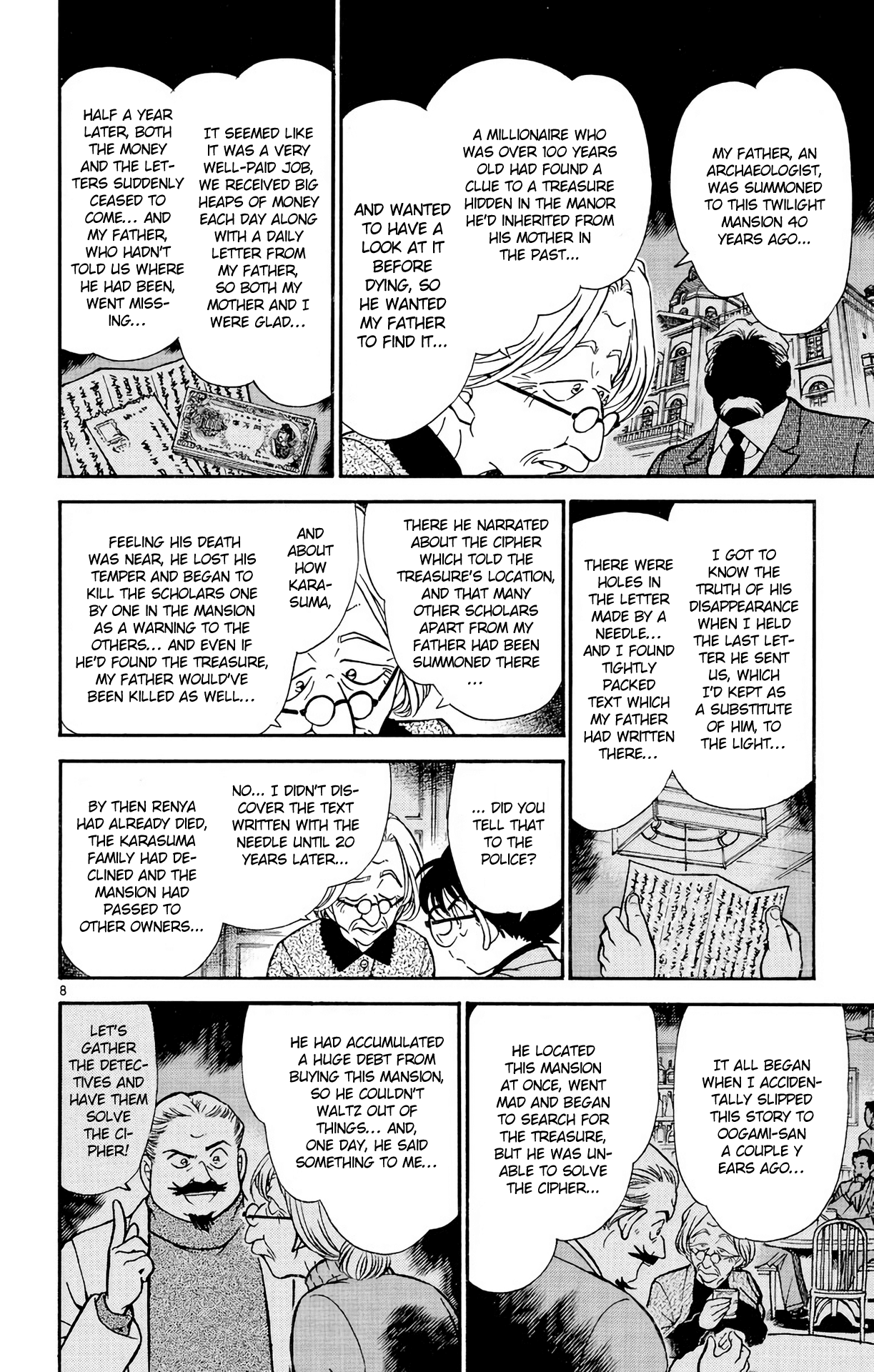 Detective Conan Chapter 302 page 9 - Chapter 302: Checkmate
