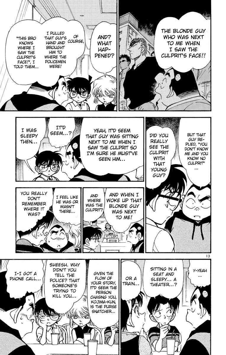 Detective Conan Chapter 303 page 14 - Chapter 303: Genta's Misfortune