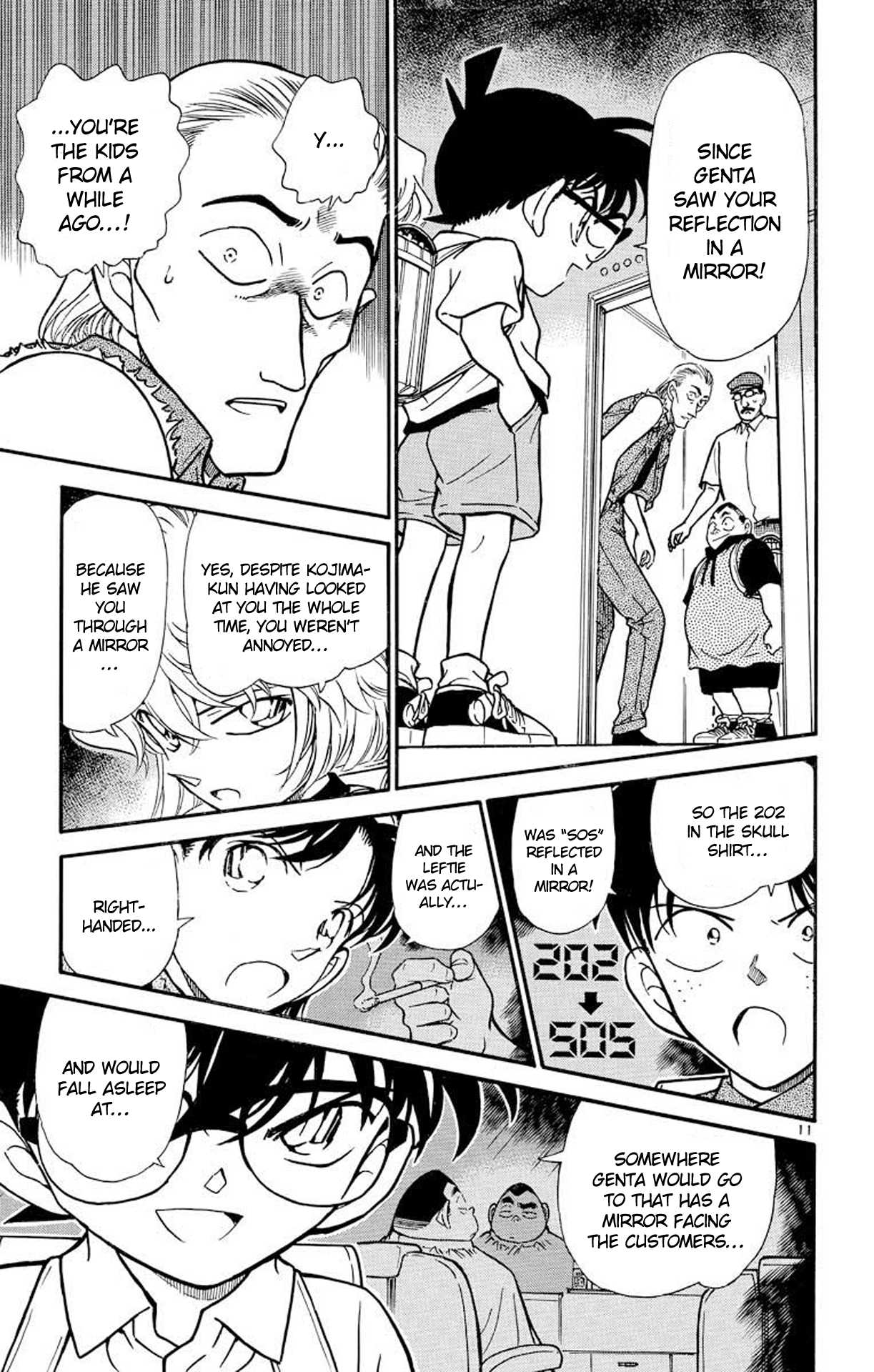 Detective Conan Chapter 304 page 12 - Chapter 304: Genta's Trap