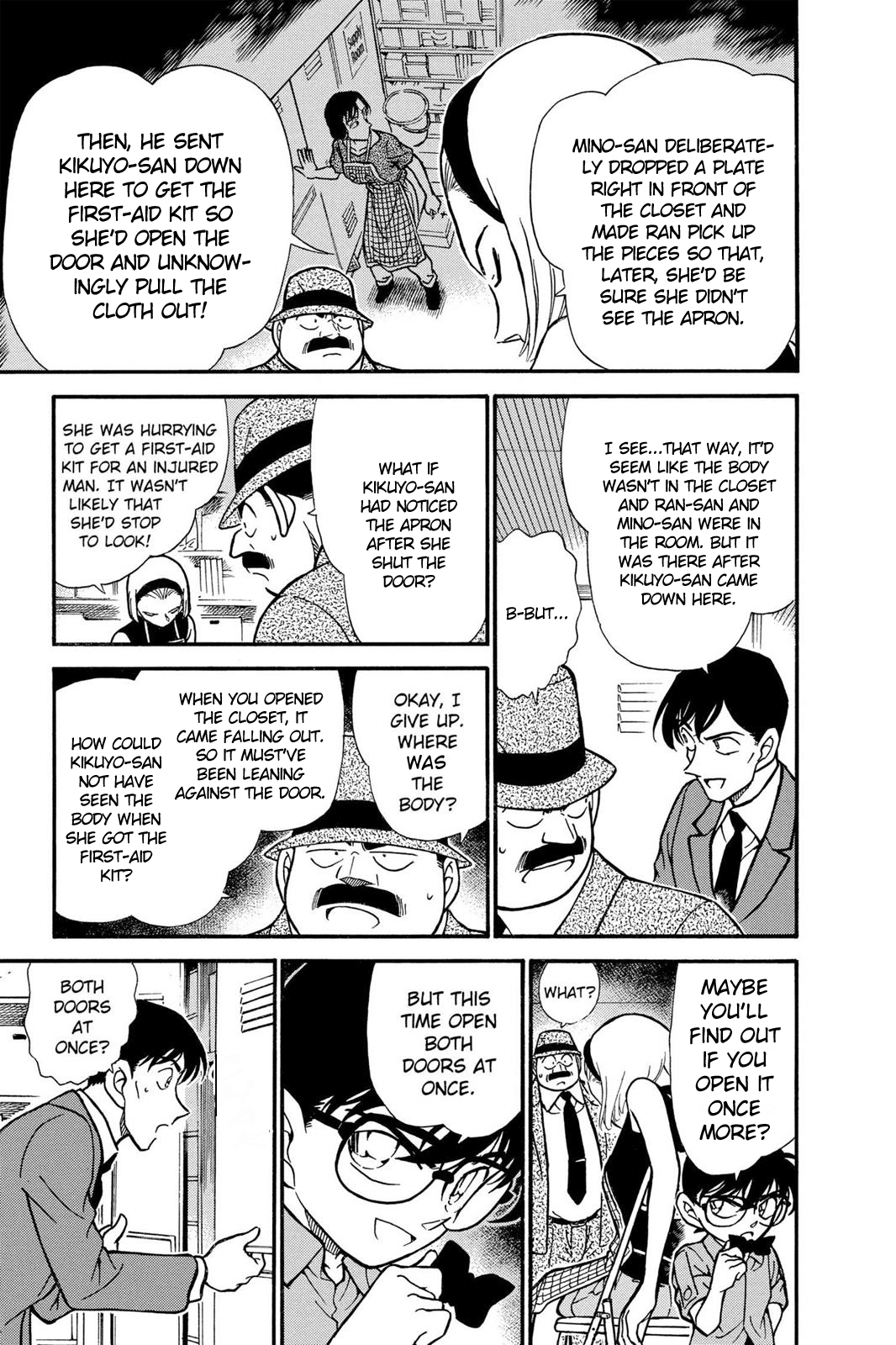Detective Conan Chapter 307 page 10 - Chapter 307: The Hidden Word