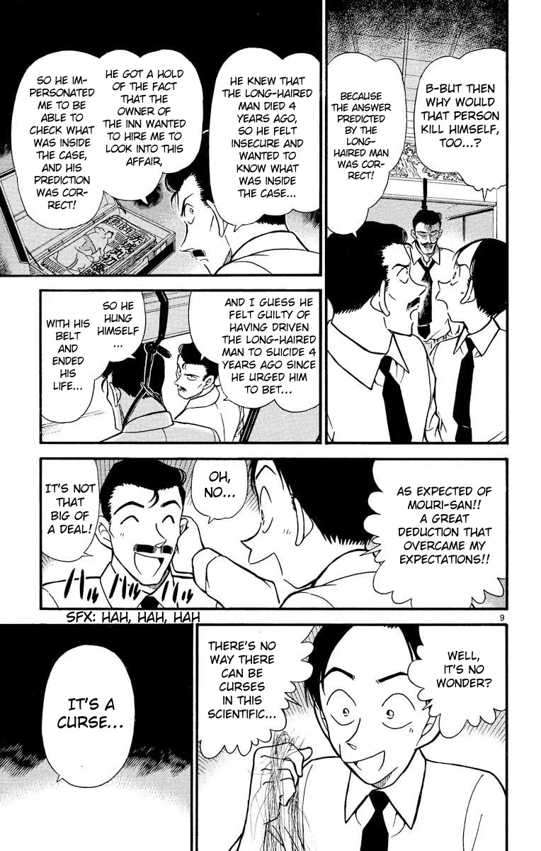 Detective Conan Chapter 309 page 10 - Chapter 309: The Truth of the Imposter