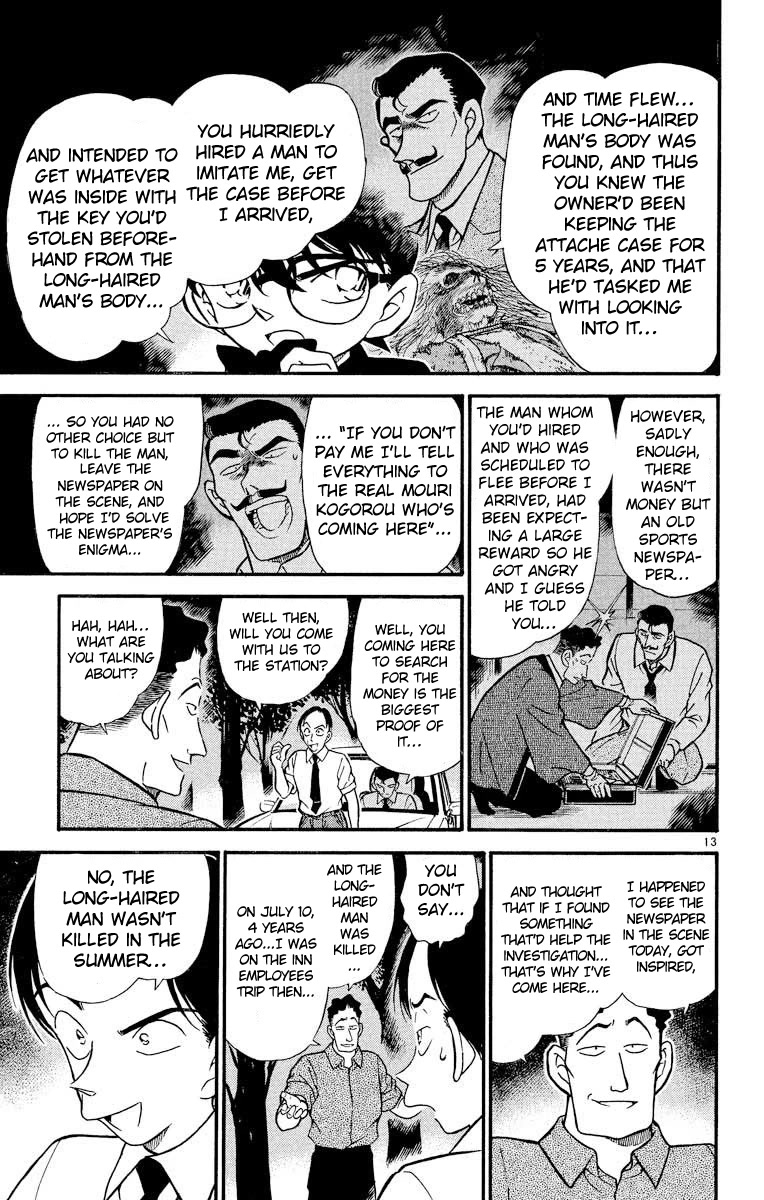 Detective Conan Chapter 310 page 14 - Chapter 310: A Fake Time