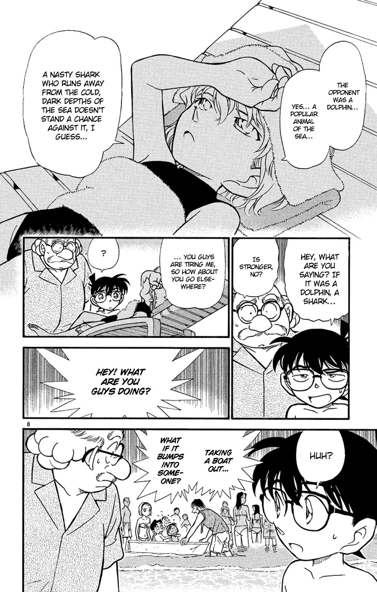 Detective Conan Chapter 311 page 9 - Chapter 311: Warm Ocean