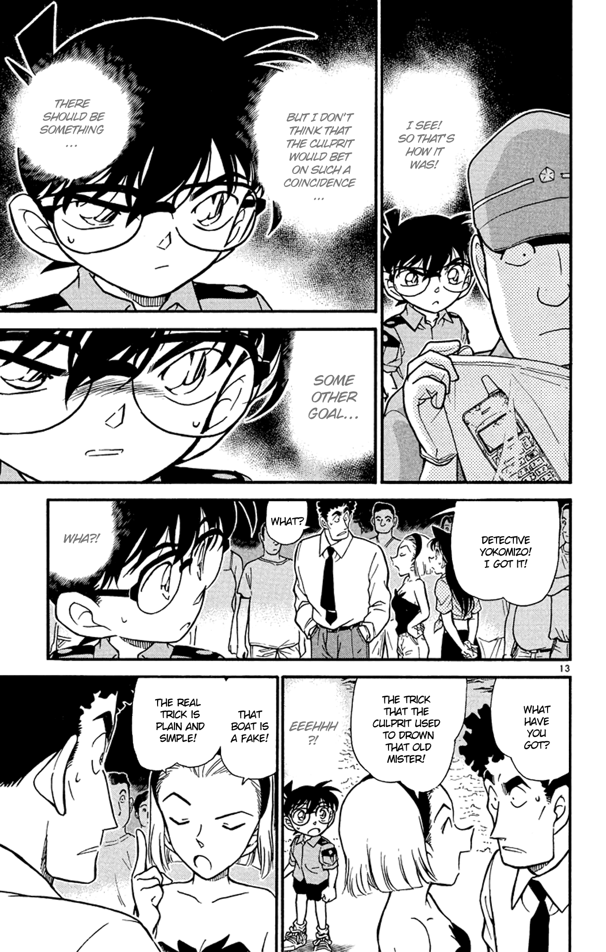 Detective Conan Chapter 312 page 14 - Chapter 312: Who Got Caught in the Net