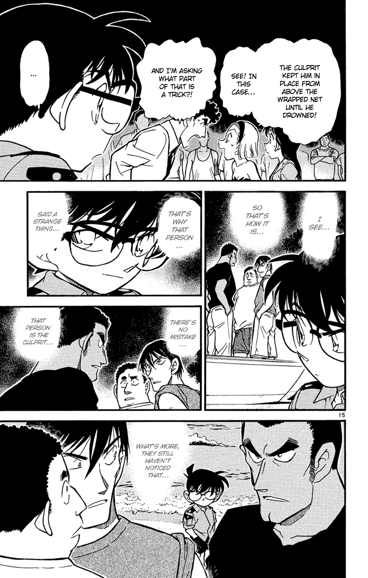 Detective Conan Chapter 312 page 16 - Chapter 312: Who Got Caught in the Net