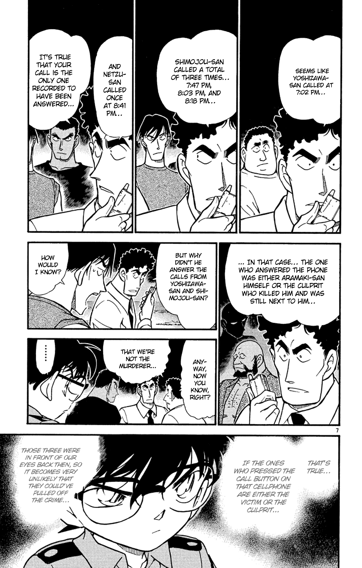 Detective Conan Chapter 312 page 8 - Chapter 312: Who Got Caught in the Net