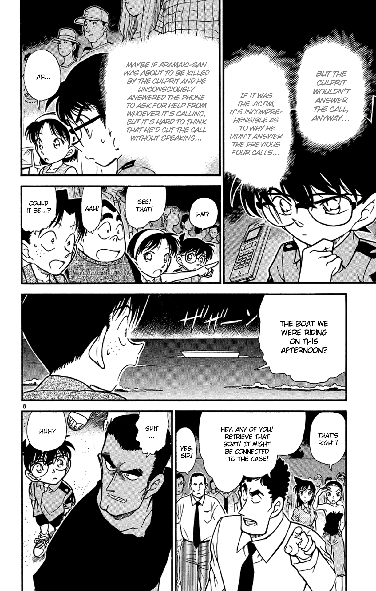 Detective Conan Chapter 312 page 9 - Chapter 312: Who Got Caught in the Net