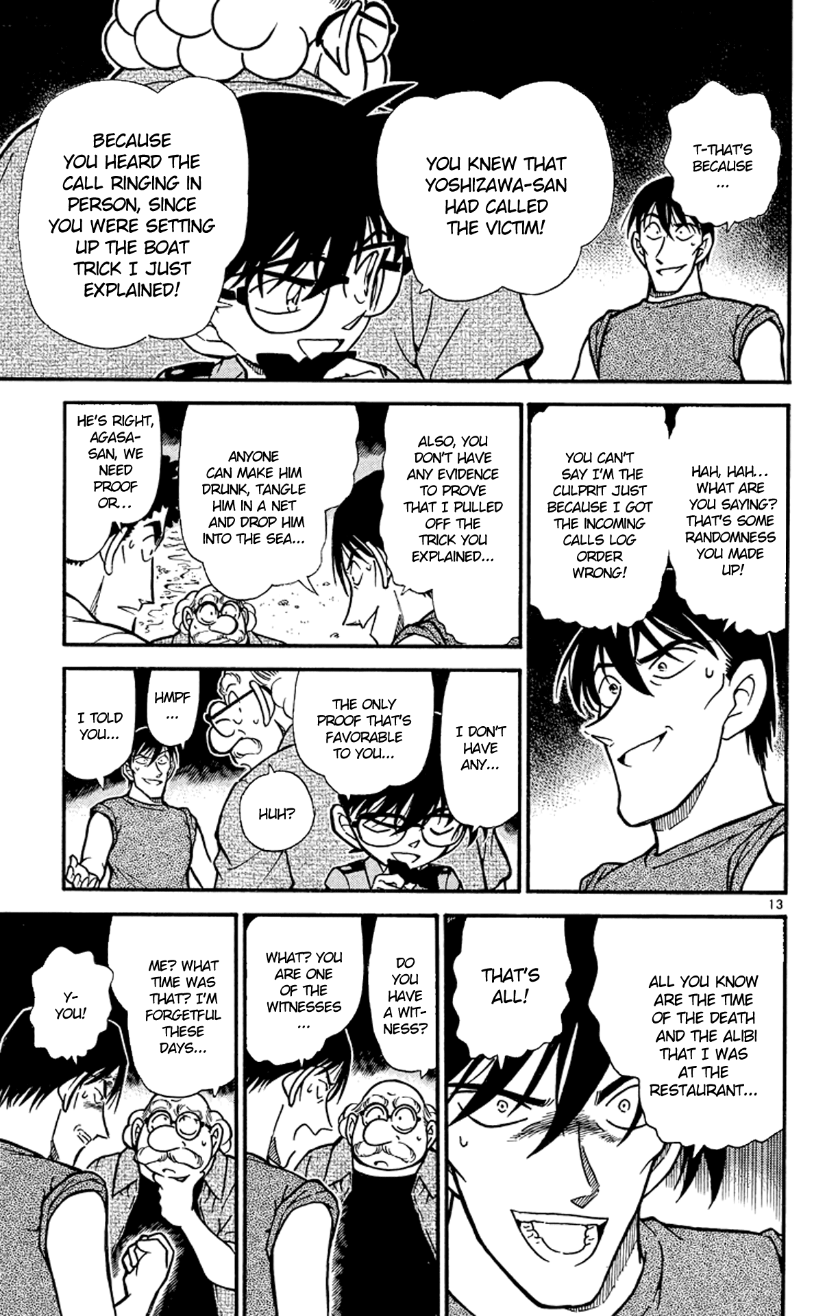 Detective Conan Chapter 313 page 14 - Chapter 313: A Brave Decision