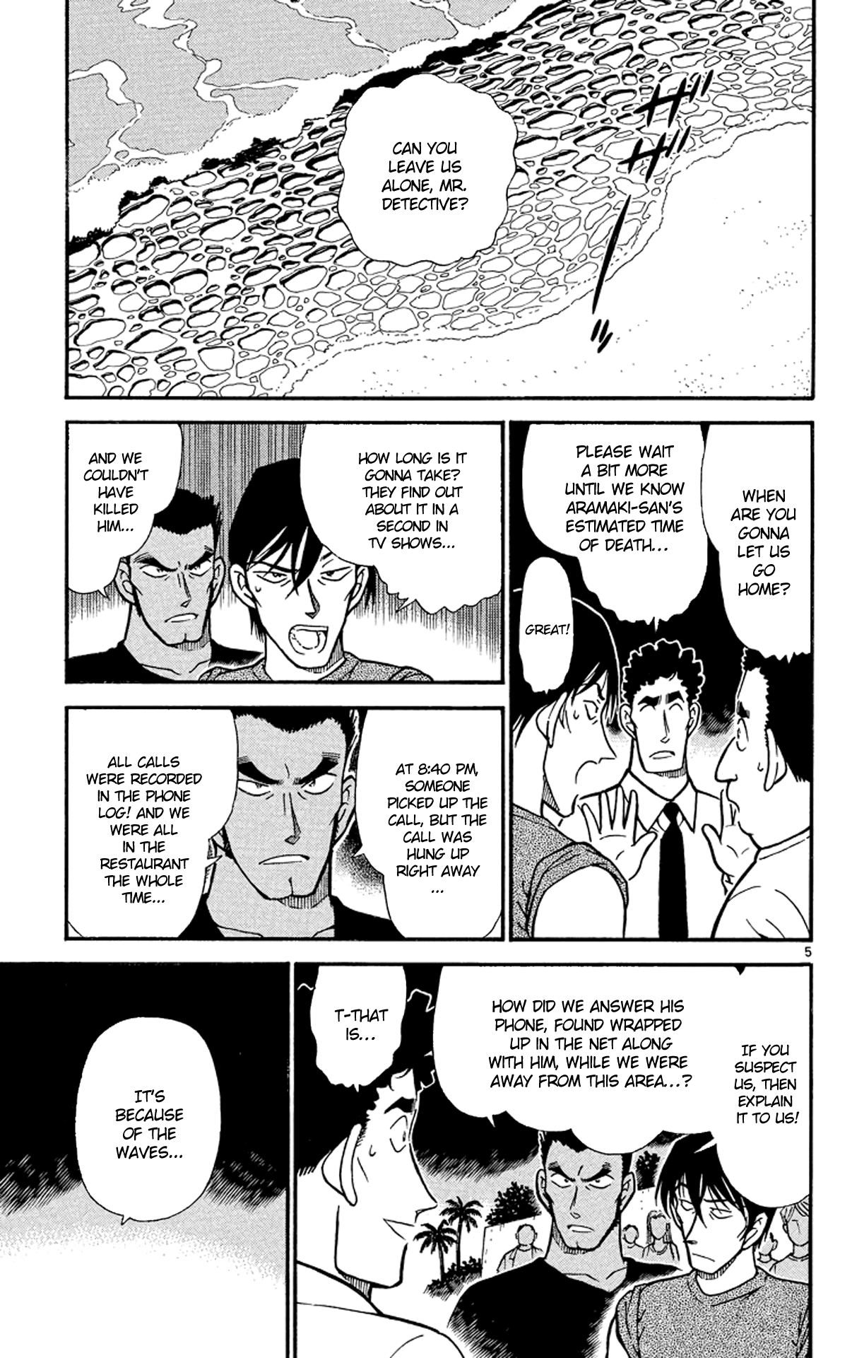 Detective Conan Chapter 313 page 6 - Chapter 313: A Brave Decision