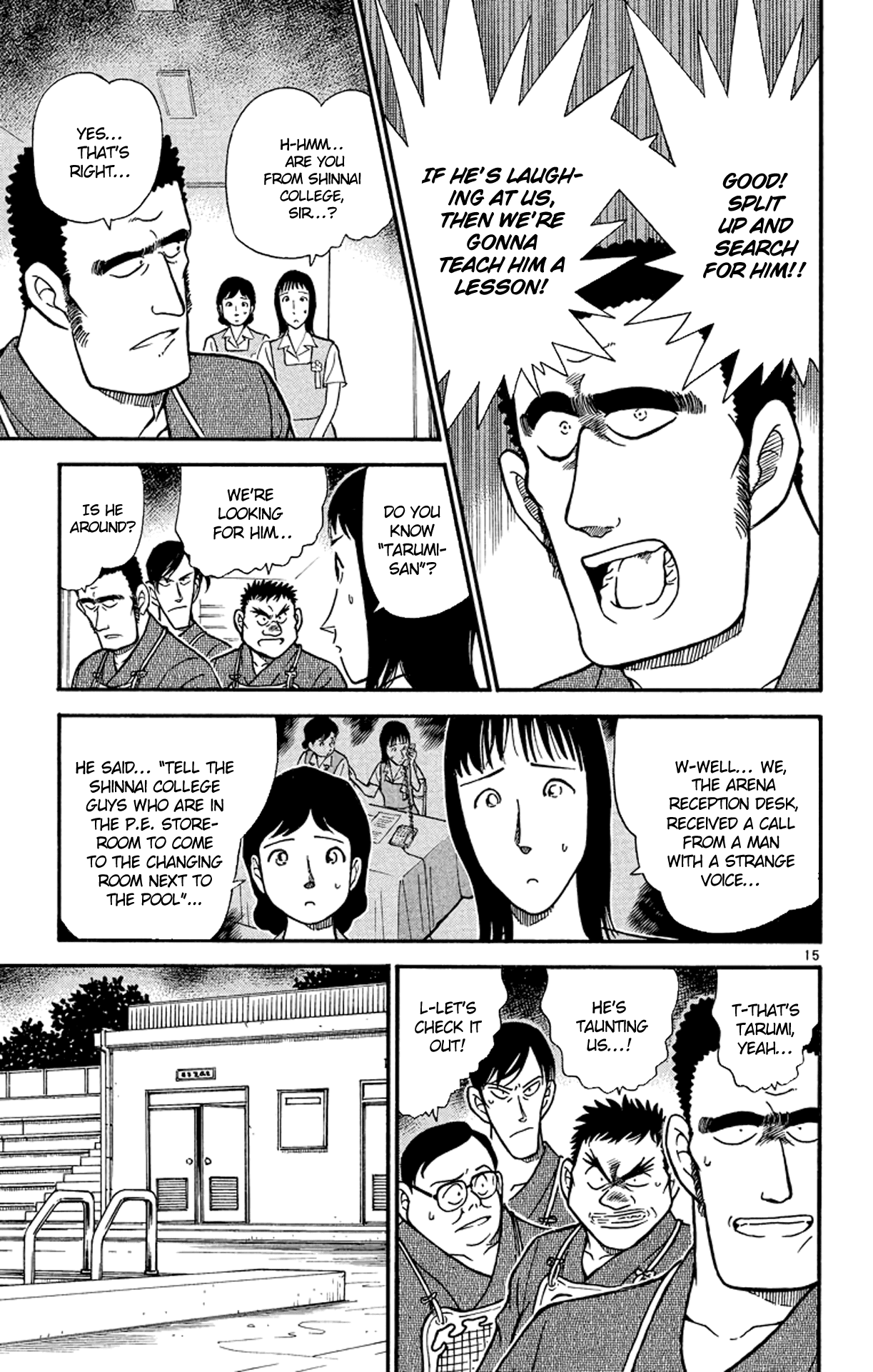 Detective Conan Chapter 314 page 16 - Chapter 314: The Naniwa Swordsman