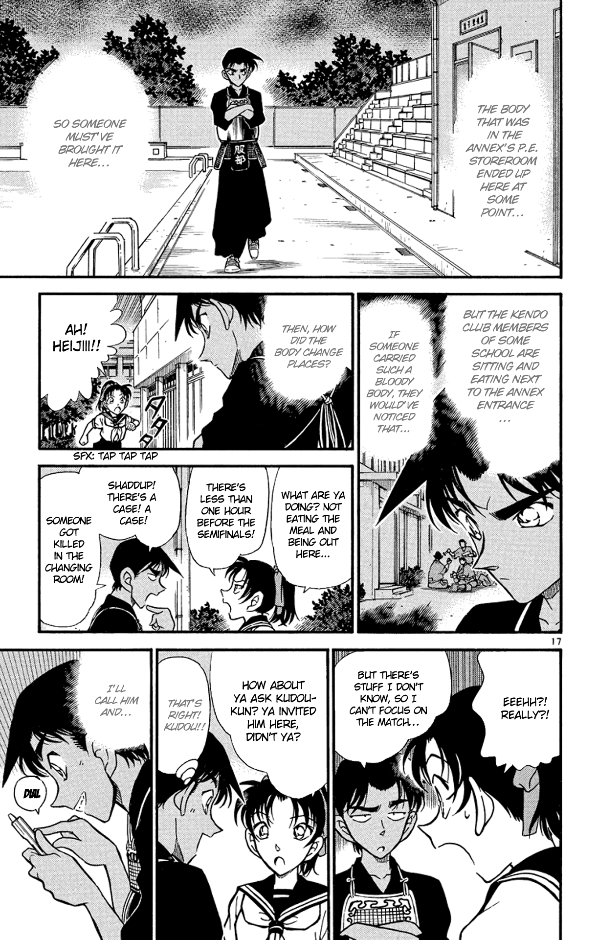 Detective Conan Chapter 314 page 18 - Chapter 314: The Naniwa Swordsman