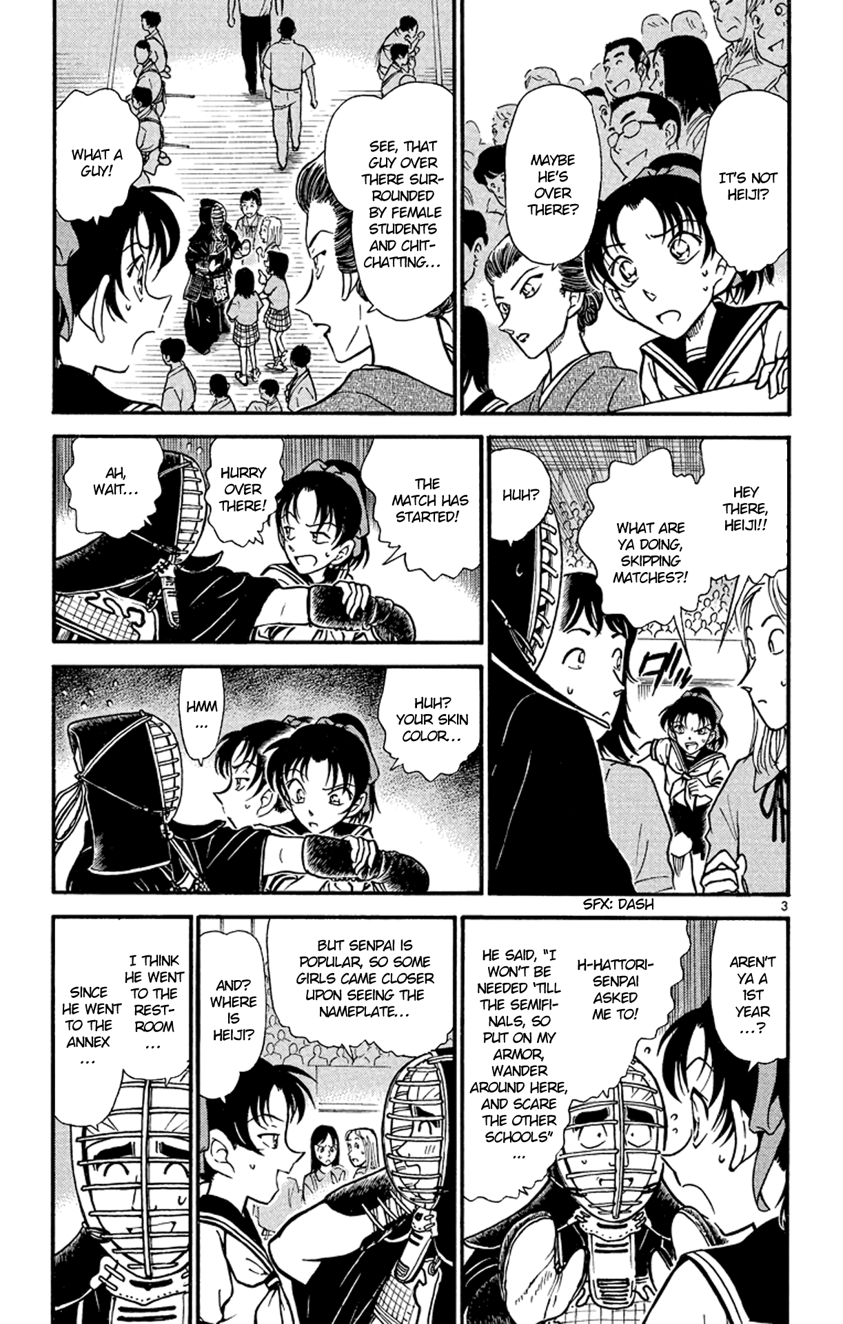 Detective Conan Chapter 314 page 4 - Chapter 314: The Naniwa Swordsman