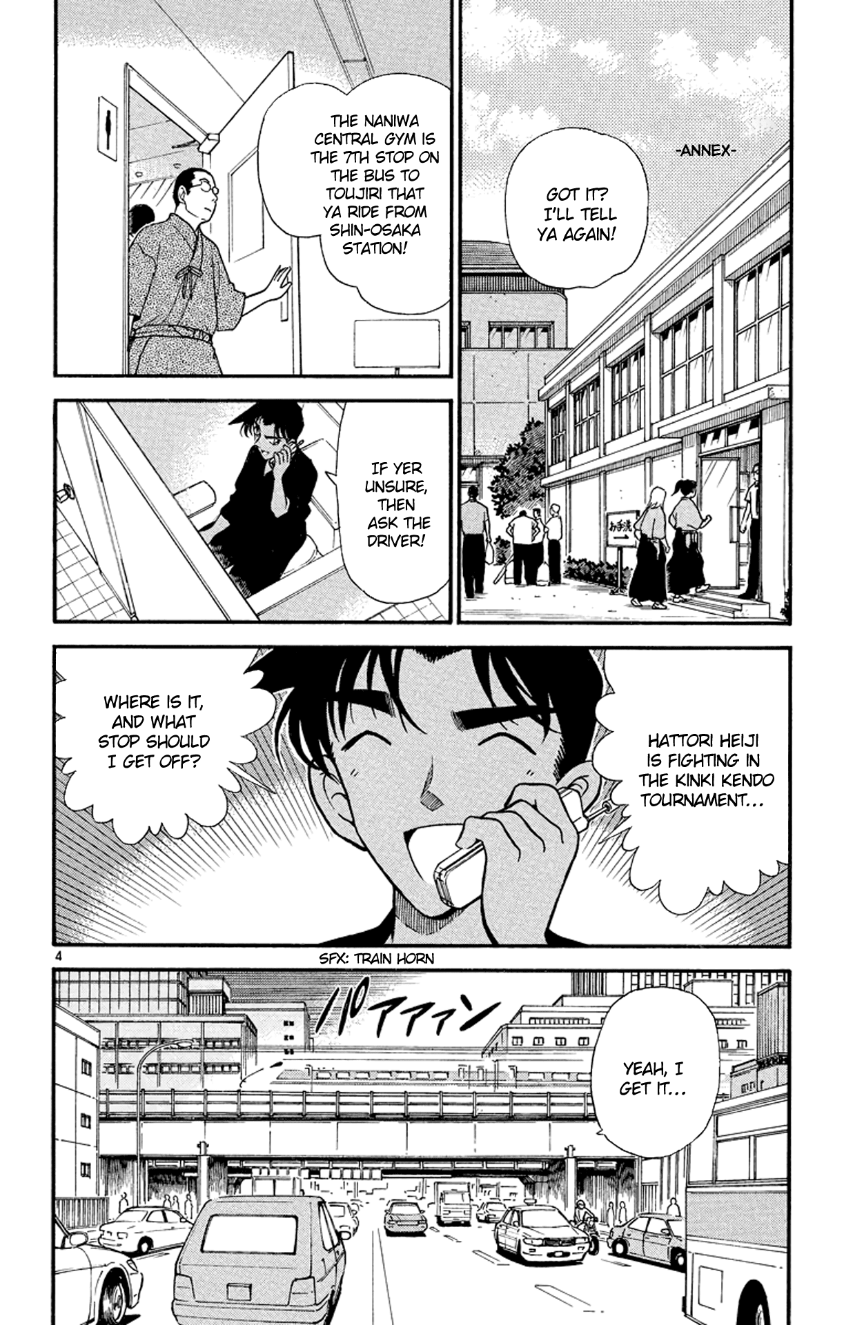 Detective Conan Chapter 314 page 5 - Chapter 314: The Naniwa Swordsman