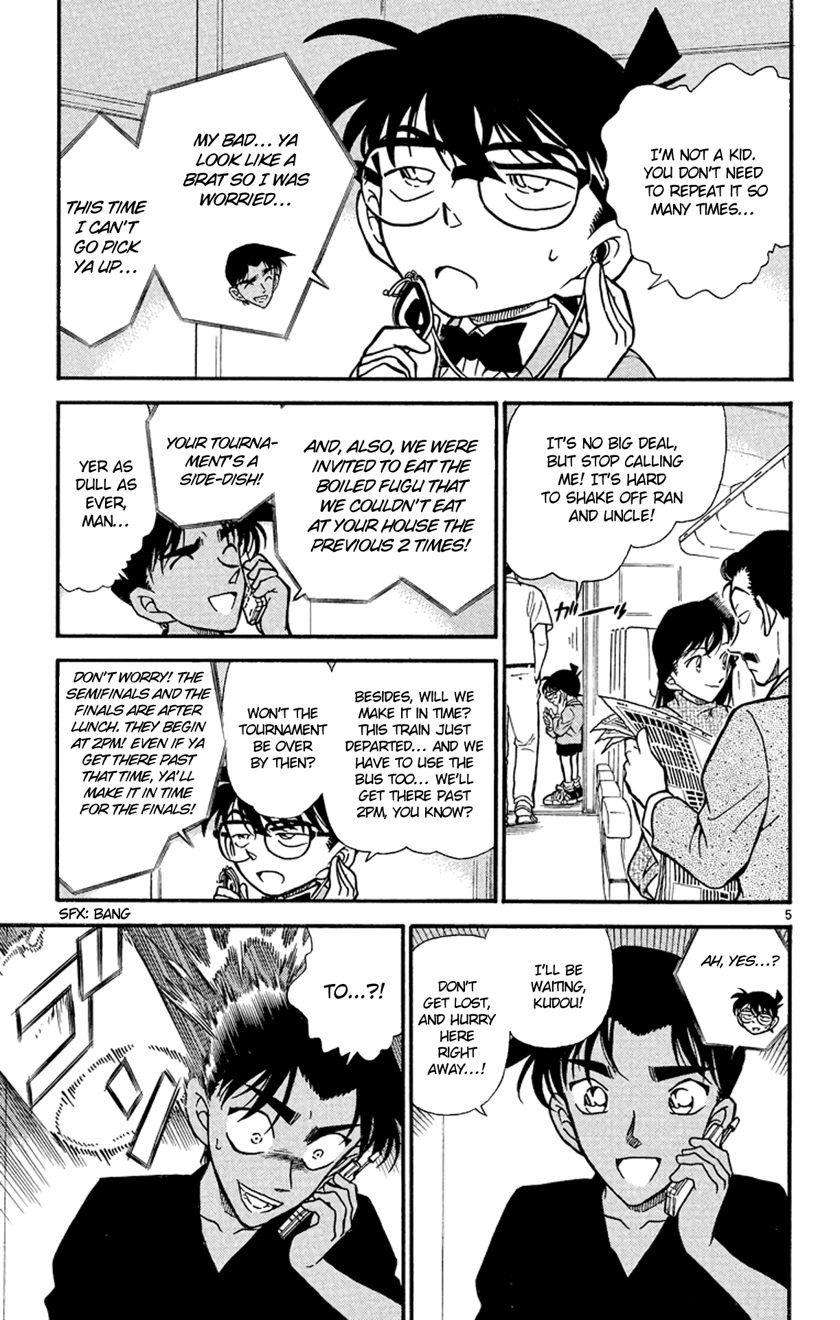 Detective Conan Chapter 314 page 6 - Chapter 314: The Naniwa Swordsman