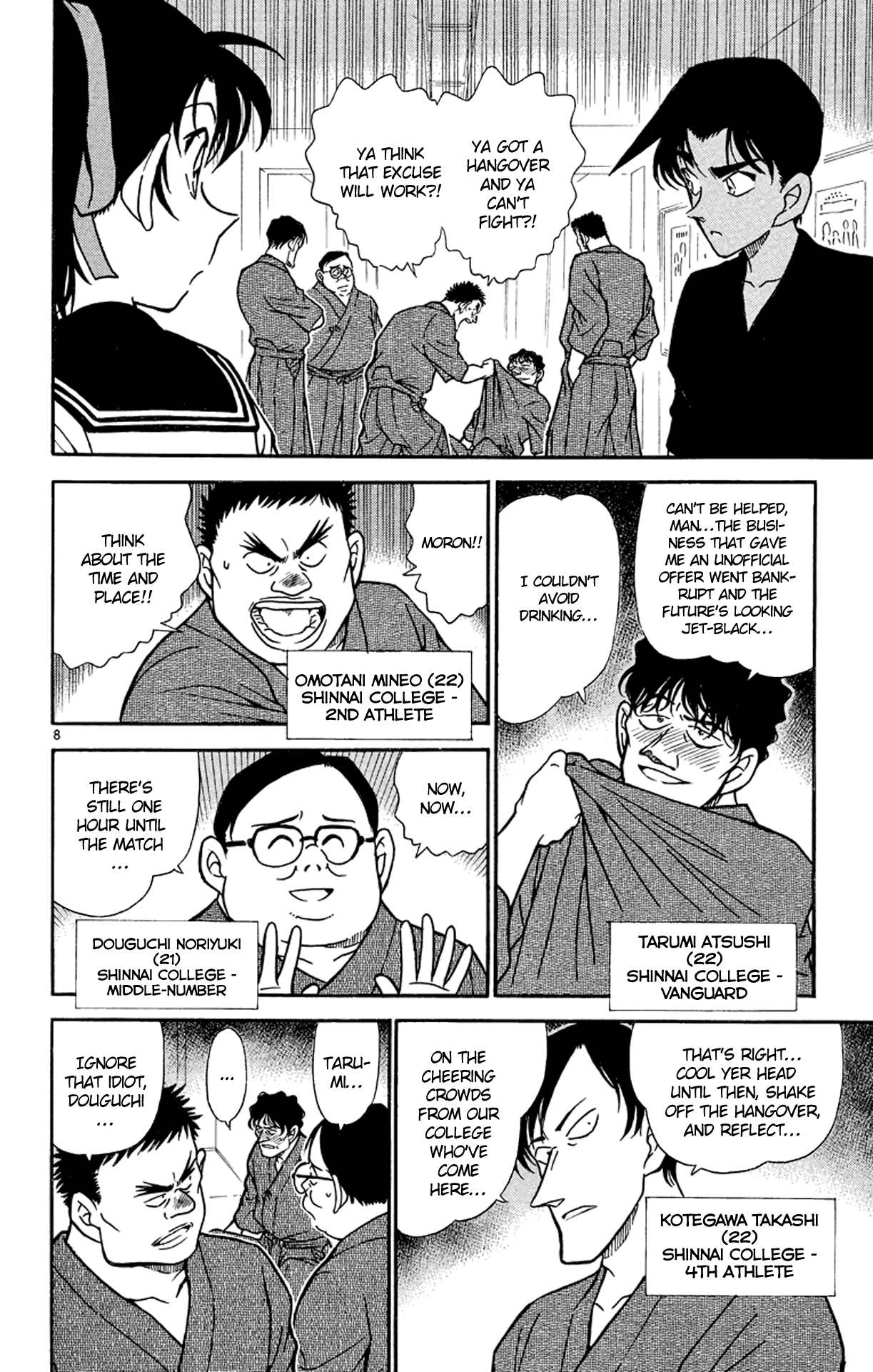 Detective Conan Chapter 314 page 9 - Chapter 314: The Naniwa Swordsman