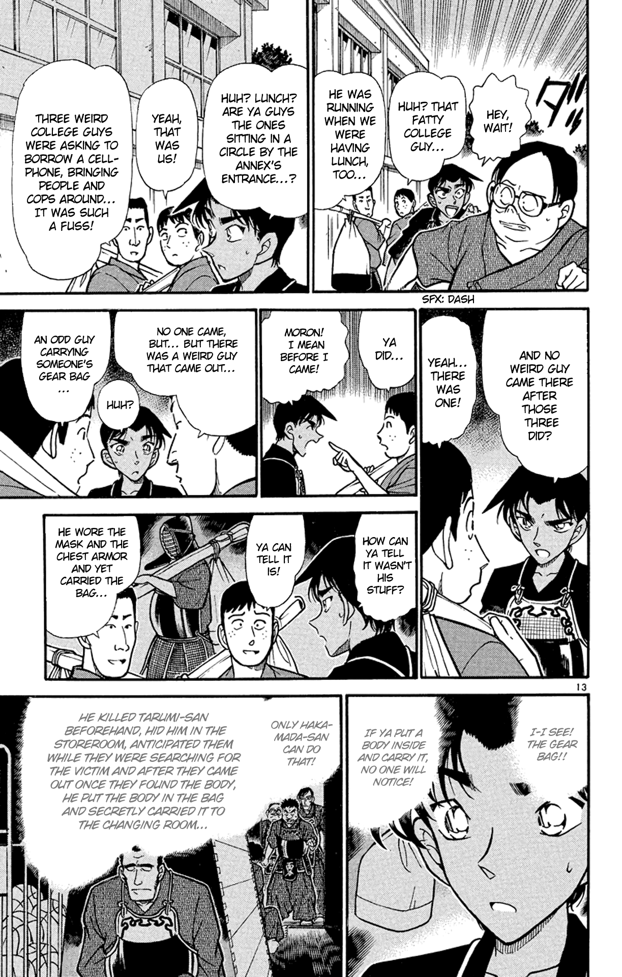Detective Conan Chapter 315 page 14 - Chapter 315: The Moving Swordsman