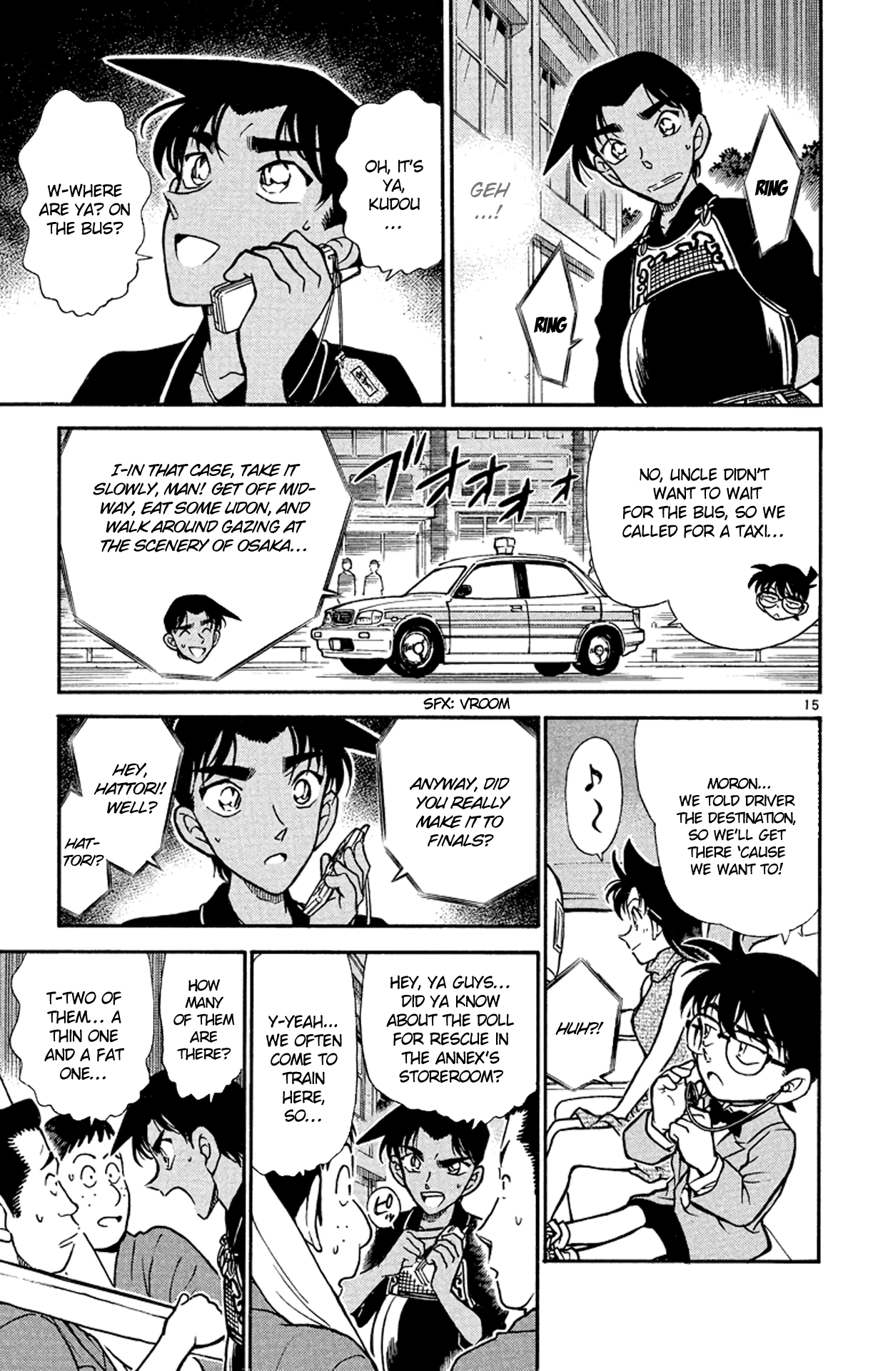 Detective Conan Chapter 315 page 16 - Chapter 315: The Moving Swordsman