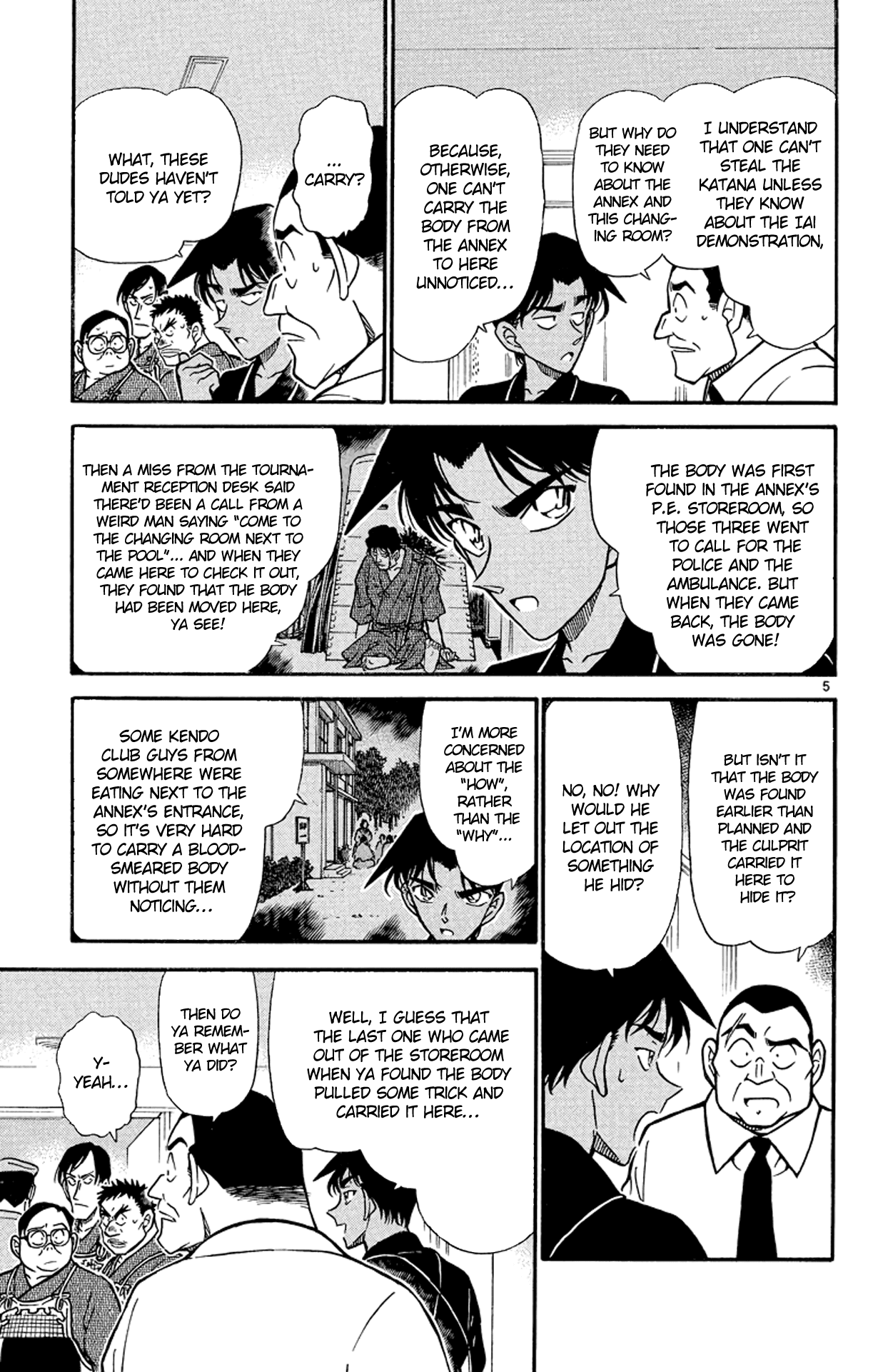 Detective Conan Chapter 315 page 6 - Chapter 315: The Moving Swordsman
