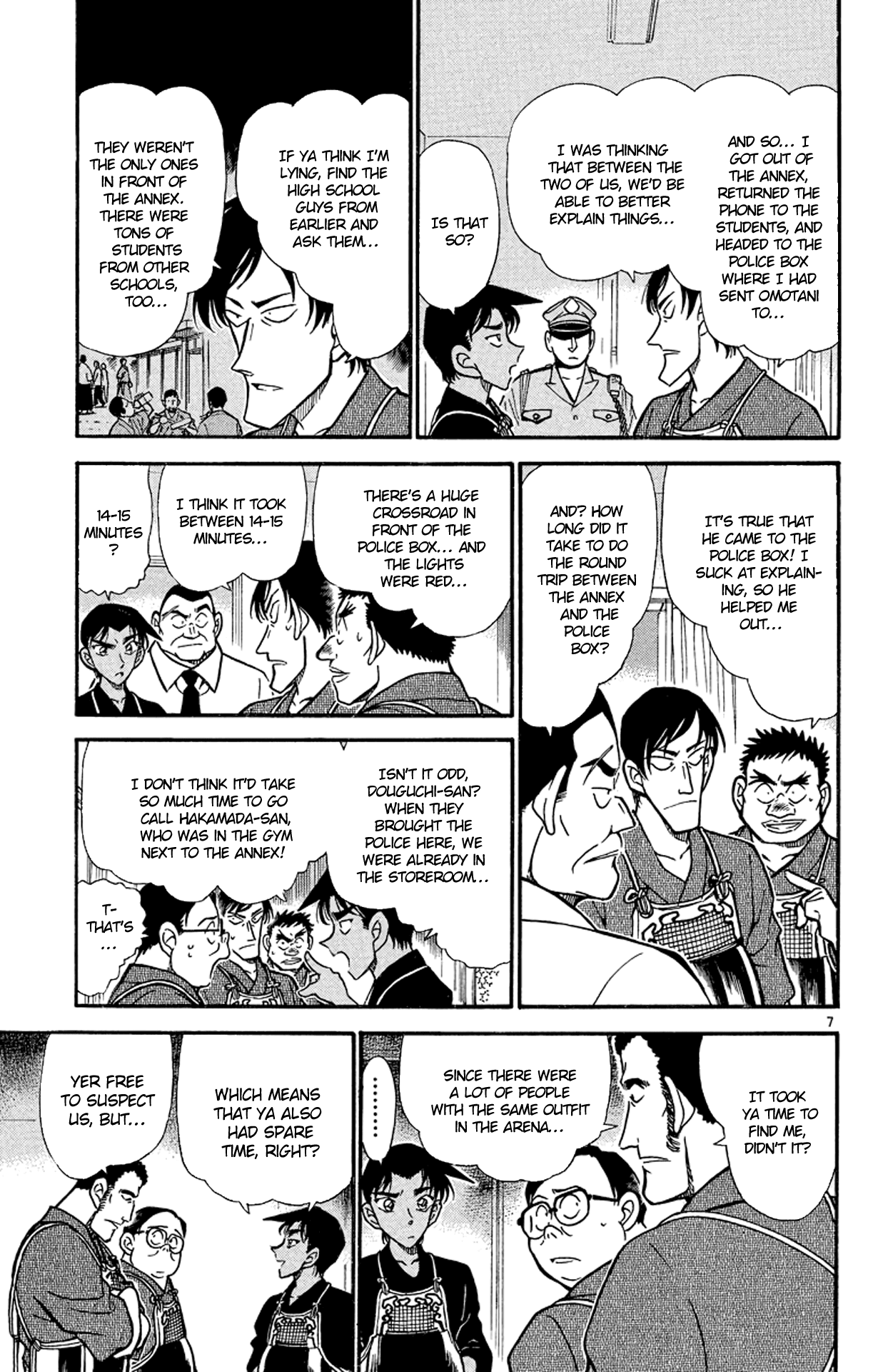Detective Conan Chapter 315 page 8 - Chapter 315: The Moving Swordsman