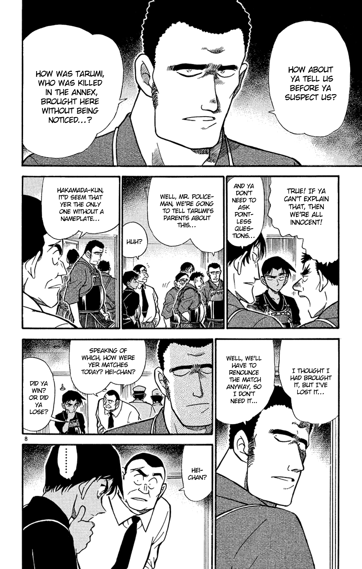 Detective Conan Chapter 315 page 9 - Chapter 315: The Moving Swordsman