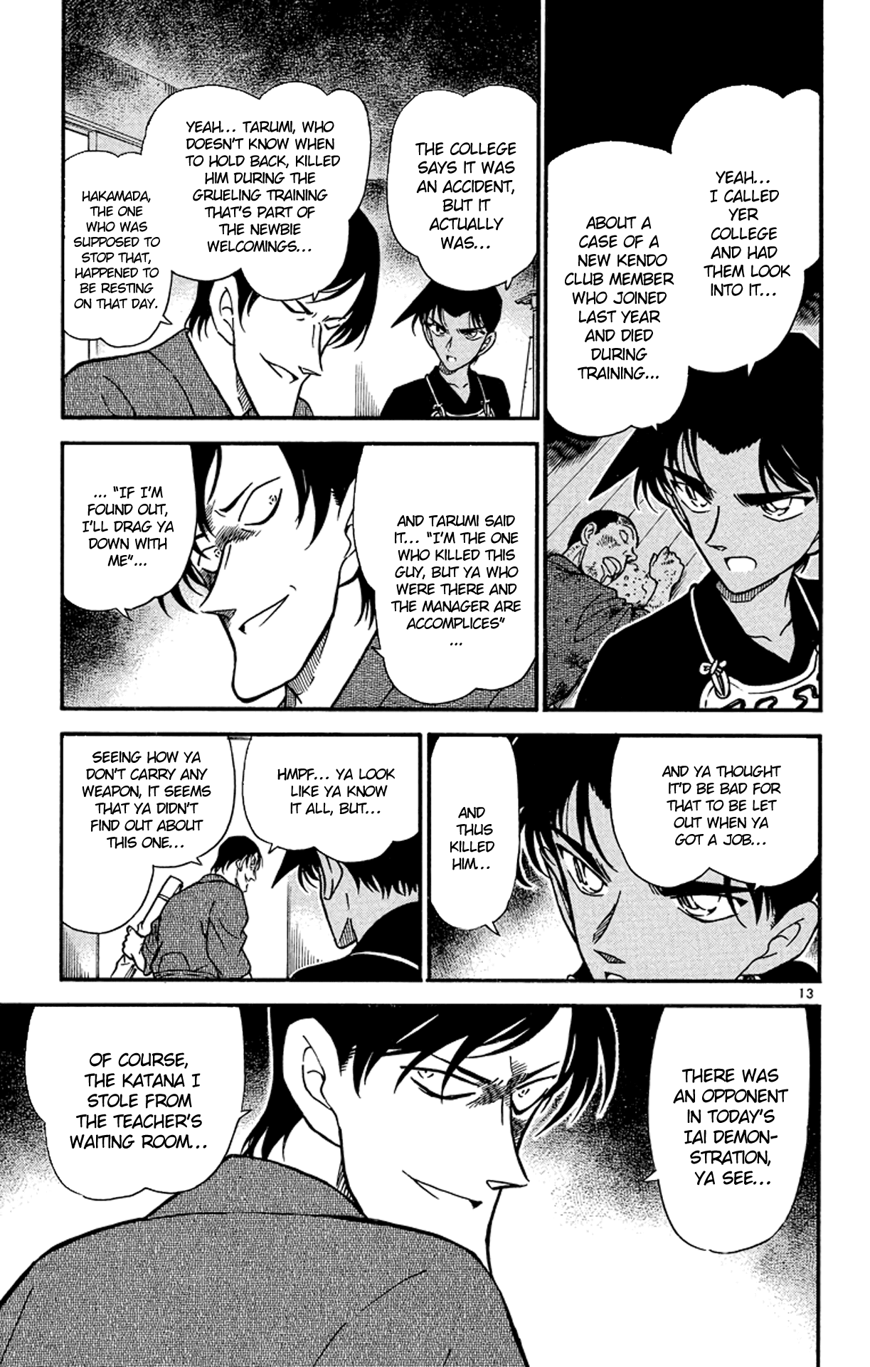 Detective Conan Chapter 316 page 14 - Chapter 316: The Punishing Swordsman