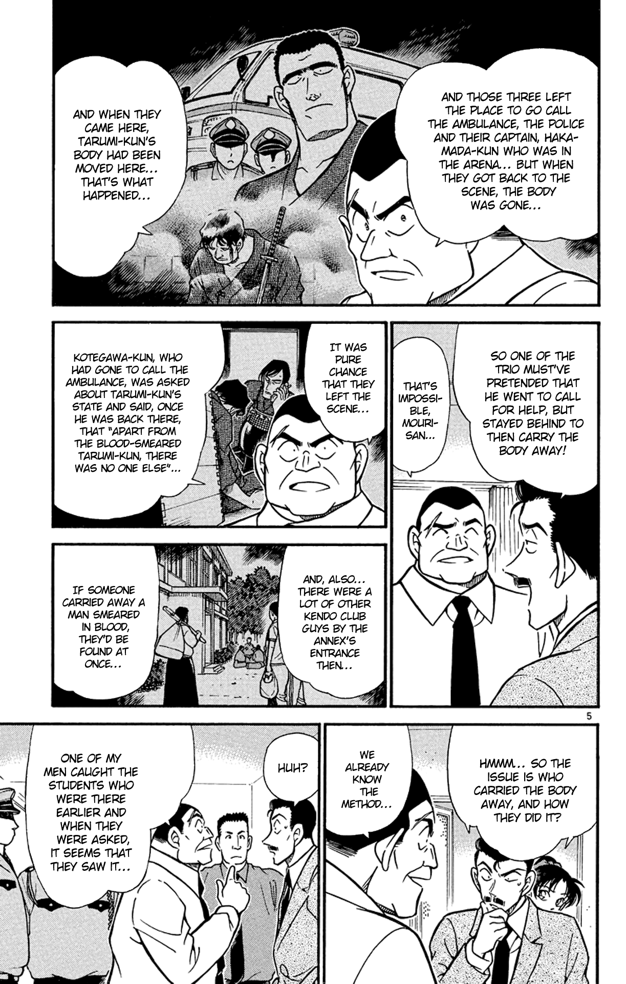 Detective Conan Chapter 316 page 6 - Chapter 316: The Punishing Swordsman