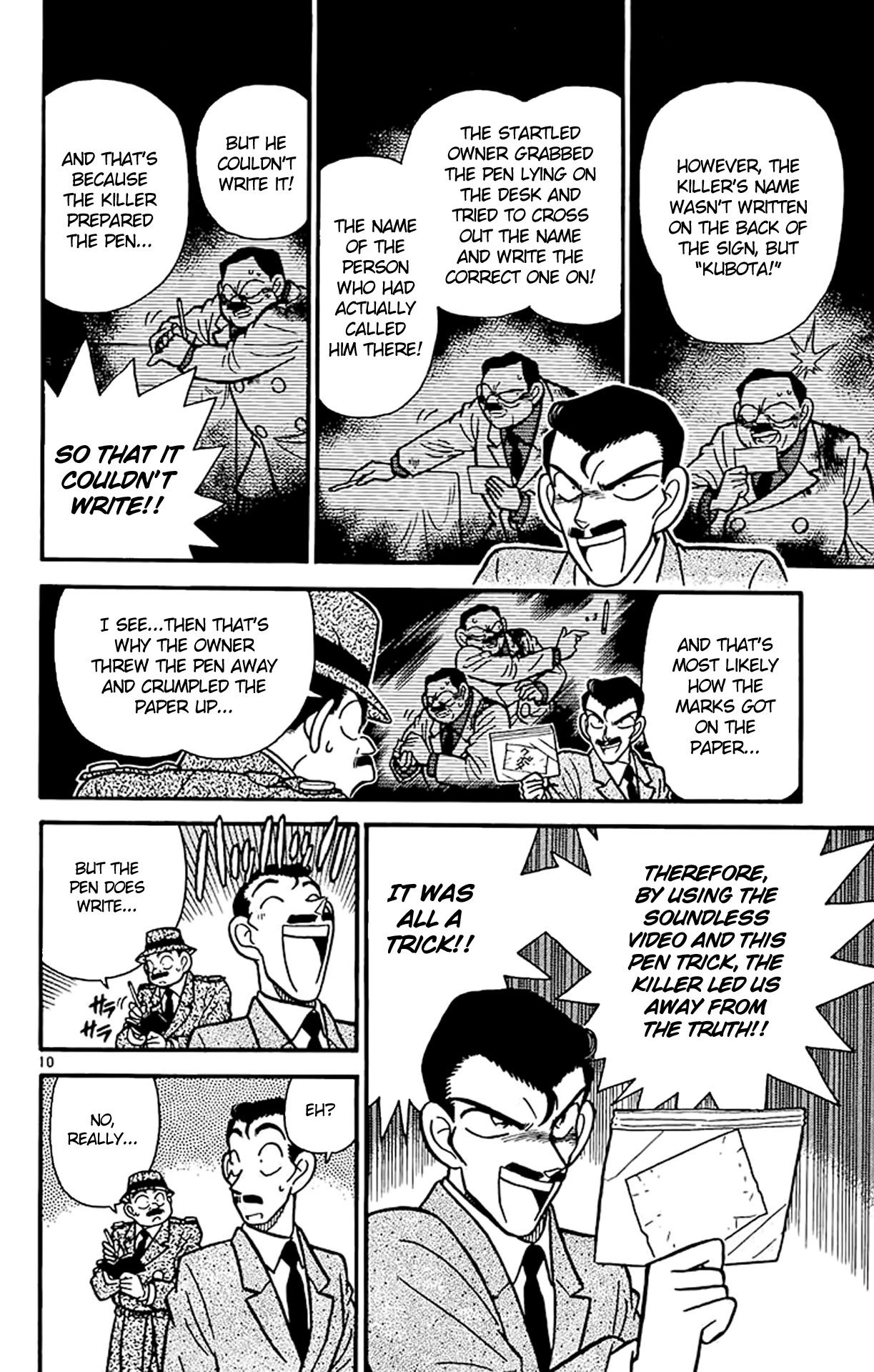 Detective Conan Chapter 32 page 11 - Chapter 32: The Pen That Cannot Write
