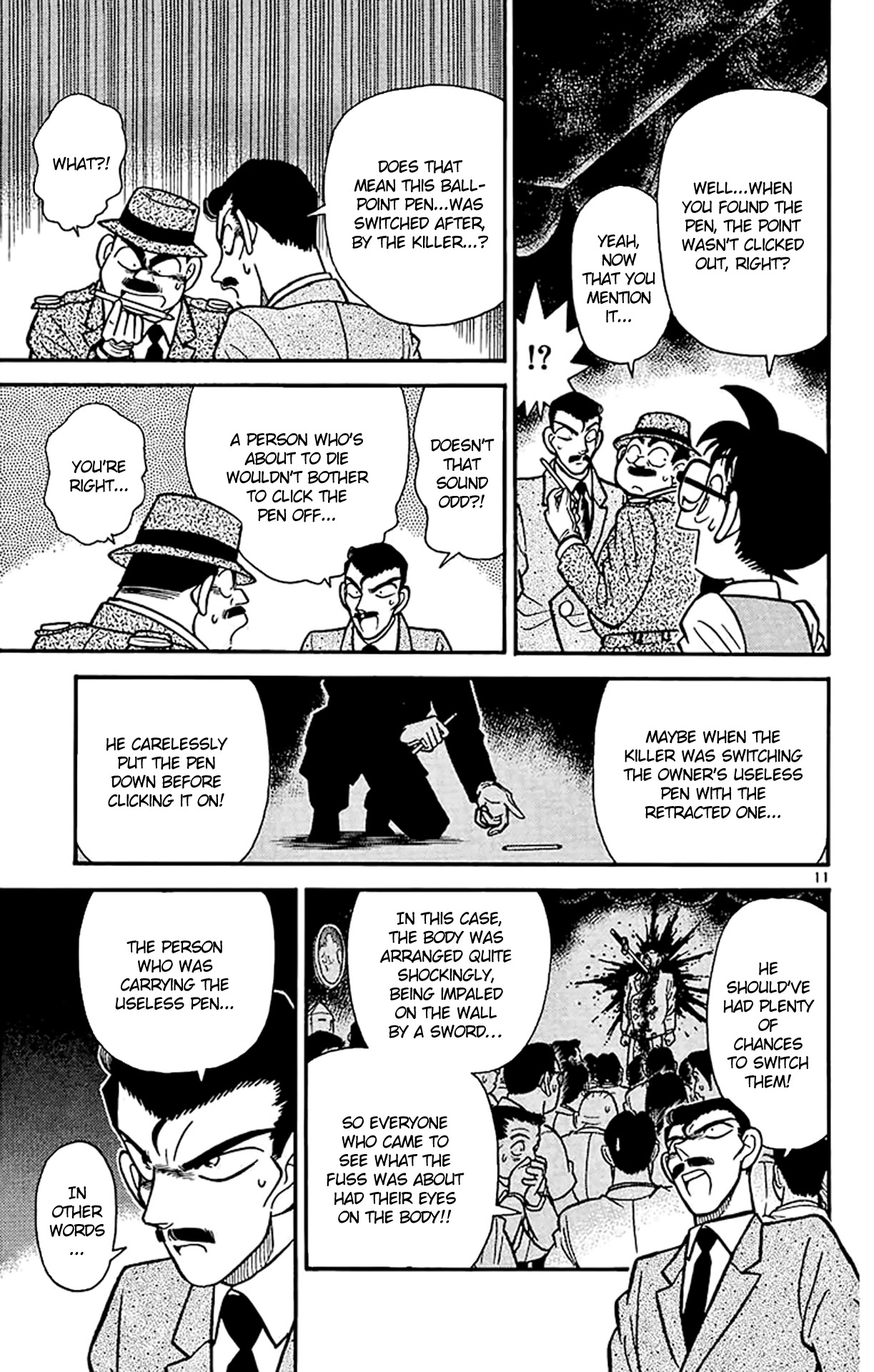 Detective Conan Chapter 32 page 12 - Chapter 32: The Pen That Cannot Write