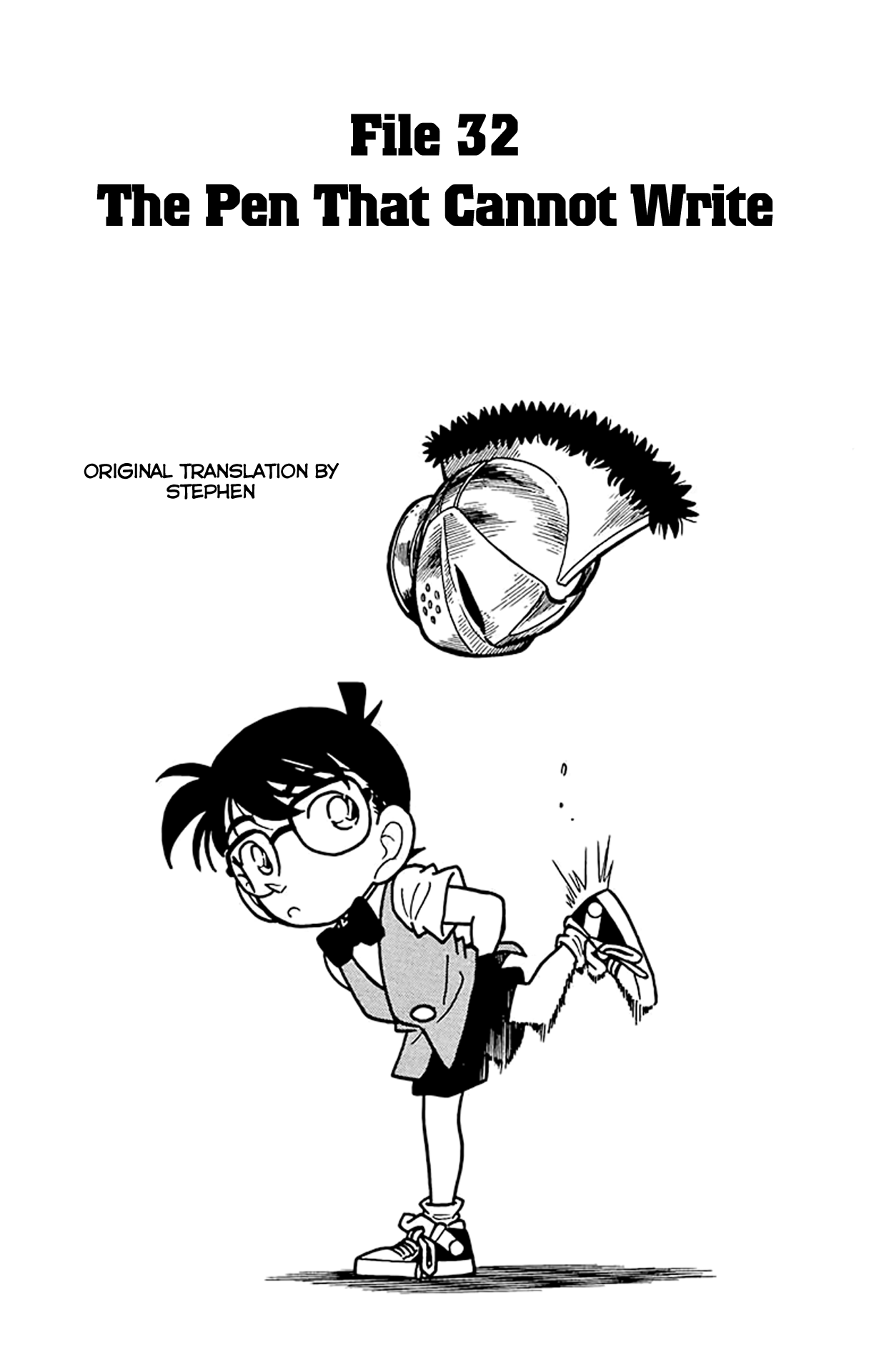 Detective Conan Chapter 32 page 2 - Chapter 32: The Pen That Cannot Write