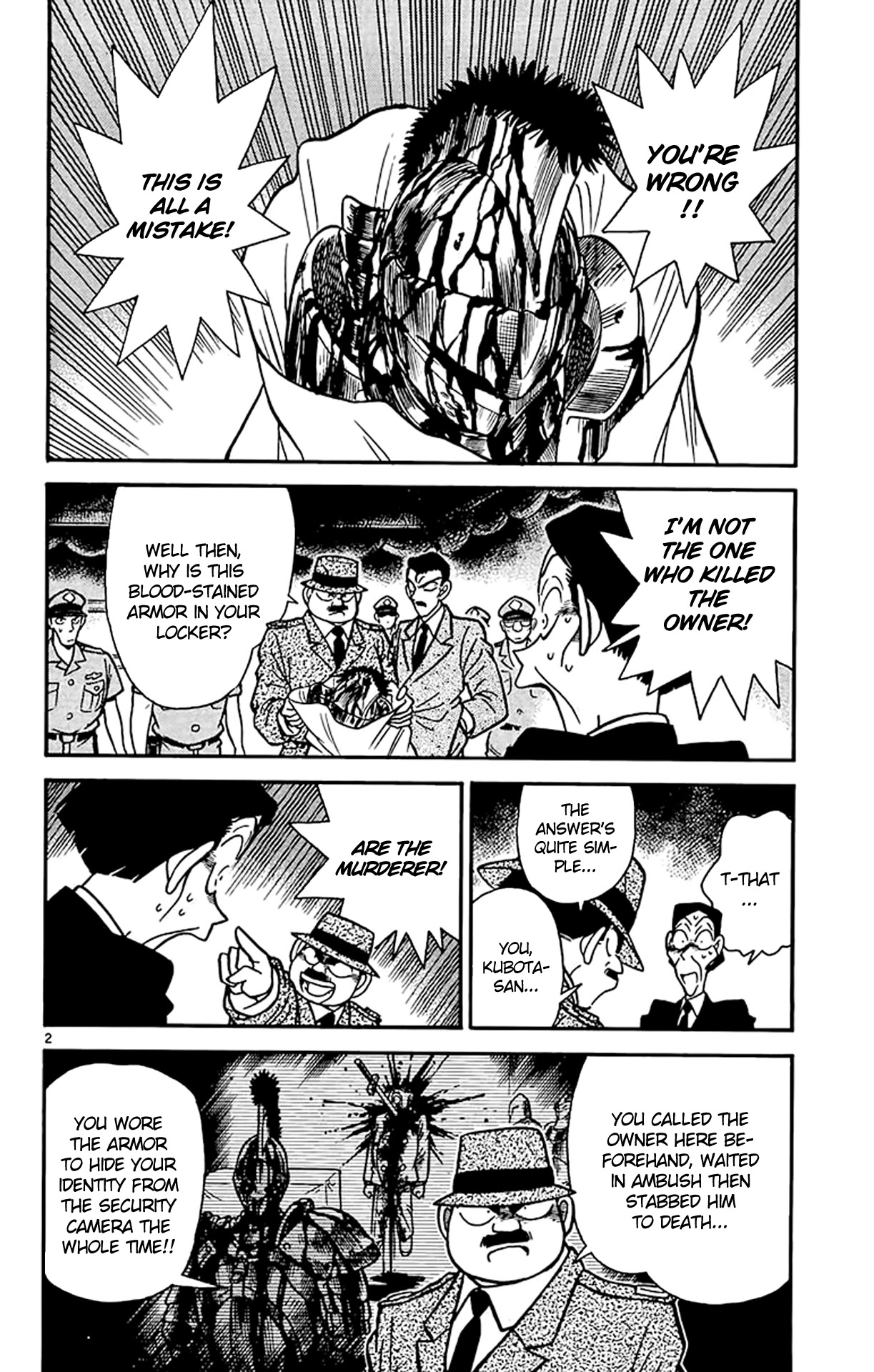 Detective Conan Chapter 32 page 3 - Chapter 32: The Pen That Cannot Write